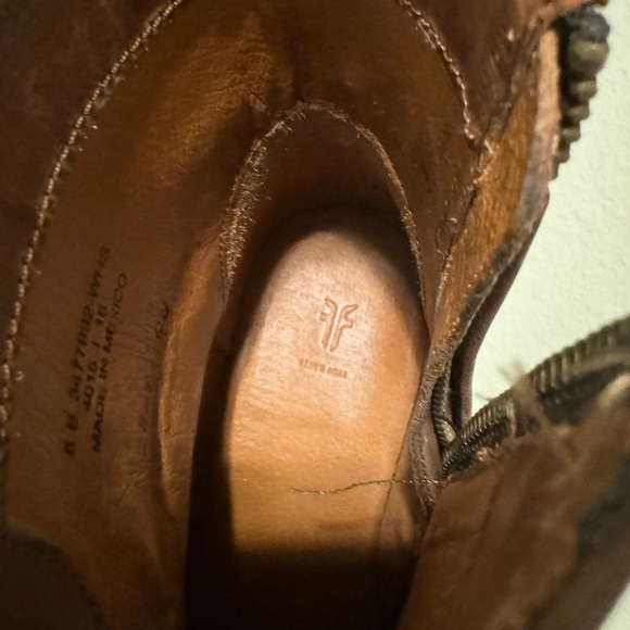 Frye Women’s Shane Short Whiskey Boots Size 8 - Picture 4 of 7